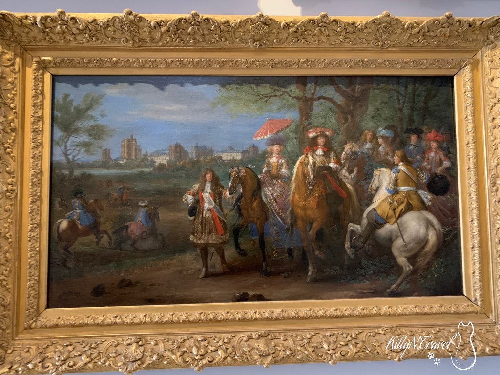 路易十四去打獵油畫