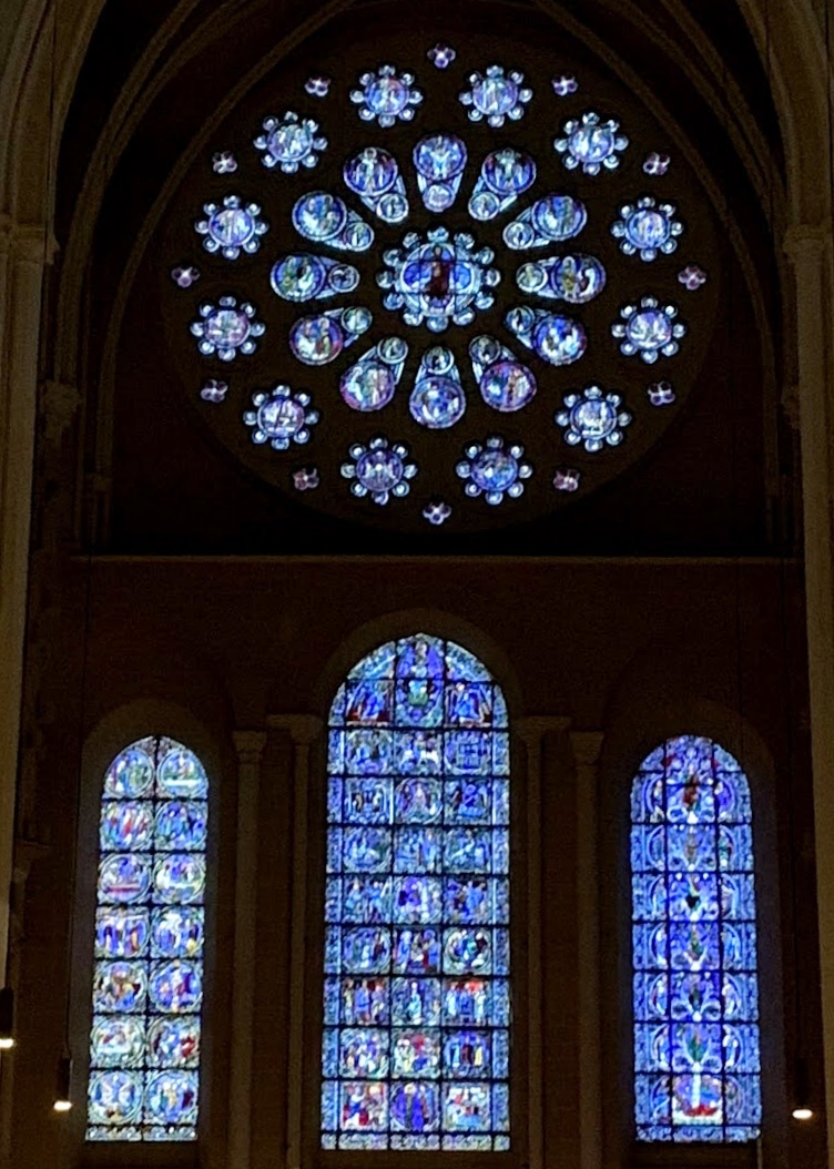The west rose window