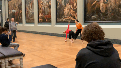 Dancing in the Lourve